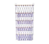 Sharplace Toy Storage Wall Hanging Organizer Bathroom Stuffed Animal Toy Net Hammock for Books Ball Boys Girls Kids Room Playroom, Violet