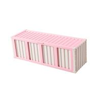 Sharplace Trading Card Storage Box Collectible Card Bin Multifunctional Fashion Portable with Display Deck Case for Gift Sports, Pink