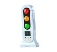 Sharplace Traffic Light Timer Baking Alarm Clock Kitchen Child Lock Timer Time Management Count Down for Work Classroom Children, blue