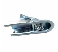 Sharplace Trailer Hitch Adapter Beach Cart Frame Tow Bracket Tow Hitch Plate Iron Construction Broad Compatibility 2000 lb Capacity suitable for rough terrain
