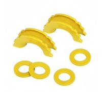 Sharplace Trailer Hitch Cover D-Loop Protector Shackle Isolator Tow Hook Cushion Vibration Reduction Material Suitable for Automobile Road Use, Yellow