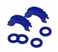 Sharplace Trailer Hitch Cover D-Loop Protector Shackle Isolator Tow Hook Cushion Vibration Reduction Material Suitable for Automobile Road Use, Blue
