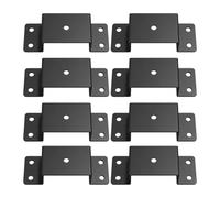 Sharplace Trailer Stake Pocket Bracket for 2'' x 4'' Lumber Easy Installation Accessories Sturdy Durability Premium Utility Heavy Duty, 8 pieces