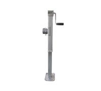 Sharplace Trailer Support Jack Heavy Duty Trailer Jack With Crank Leveling Jack With Pinned Adjustment And Wide Base Plate Iron Construction suitable for RVs, style to 4
