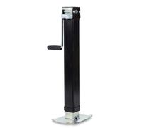 Sharplace Trailer Support Jack Heavy Duty Trailer Jack With Crank Leveling Jack With Pinned Adjustment And Wide Base Plate Iron Construction suitable for RVs, style to 1