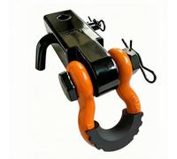 Sharplace Trailer Tow Hitch With Large Arched Shackle And Retaining Pin Carbon Steel Grab Point For Everyday Towing And Demanding Unpaved Terrain Tasks Suitable, Orange