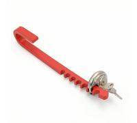 Sharplace Trailer Tow Hook Trailer Spring Hook Lock Security Lock Disc Lock Wheel Lock Solid 50 Steel Bar with Curved Hook and Straight Shaft Includes Keys