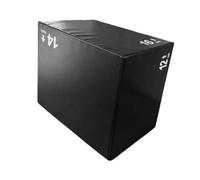 Sharplace Training Exercise Agility Plyometric Box Step Up Jumping Box PVC Pearl Material Suitable for Home Conditioning Strength Training, Style A