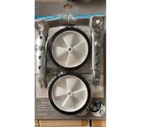Sharplace Training Wheels Set Bike Side Wheels Balance Kit Adjustable Brackets Easy Install Secure Support Smooth Steering suitable for children use, Silver Bracket, Blister Pack Packaging