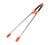 Sharplace Trash Picker Upper Grabber Trash Pickup Tongs Versatile Reacher Grabber Tool Litter Pick up Rod for Street Garden Outdoor, red Black