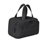 Sharplace Travel Toiletry Bag for Women Men Make up Organizer Case for Perfume Conditioner, Black
