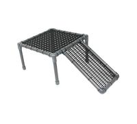 Sharplace Turtle Basking Platform, Reptile Tank Ladder, Terrace Climbing Shelf, Turtle Ramp for Newts Tortoises Bearded Dragon, A