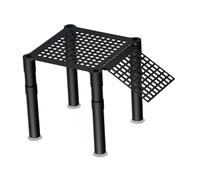 Sharplace Turtle Basking Resting Area Stable Multifunctional Unique with Suction Cups Basking Area Easy to Install Turtle Ramp, with Connecting Rod