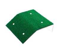 Sharplace Turtle Basking Resting Terrace Artificial Grass Turtle Ramp for Newts Semi Aquatic Animals Bearded Dragon Amphibians, 20cm width