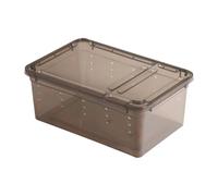 Sharplace Turtle Hibernation Box Resin Retaining Coconut Soil Insulation Hygienic Maintenance Kit Suitable for Turtle Care Breeding Feeding Terrarium, Black, 19x12.5x7.5cm