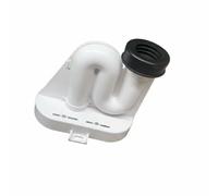 Sharplace Urinal Displacer Urinal Drain Offset Connector Waste Pipe Adapter U Bend Floor Outlet Fitting Reliable Water Sealing to Block Odors and Gases Suitable, A