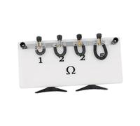 Sharplace Variable Resistance Box Experimental Instrument Ohmmeters Science Professional Resistor Box for Teaching Measuring Learning