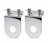 Sharplace Vehicle Lamp Bracket 90 Degree Mounting Bracket Clamp Bracket Light Holder Stainless Steel Clamp On Design Tidy Routing Bolt Channel for Trucks