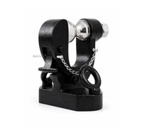 Sharplace Vehicle Tow Hook Trailer Coupling Ball Hitch Towing Mount Connector With Hinged Support Retaining Chain And Mounting Base In 304 Stainless Steel, Electroplated Ball Upgraded Precision