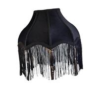 Sharplace Vintage Lampshade Lamp Cover Bell Shape Scallop Lampshade with Fringe Retro French Victorian Lamp Shade for Office Decoration Living Room Bedroom Hallway Home Décor