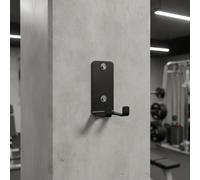 Sharplace Wall Barbell Holder Barbell Rack Wall Mount Bar Storage Hanger Compact Steel Organizer With Screw Mount Setup suitable for home gyms garages, Three-prong Double Bar