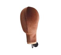 Sharplace Wall Mounted Wig Stand Mannequin Head Fashion Space Saving Wall Hat Rack Manikin Head Hat Display Stand for Retail Shop Salon, Brown