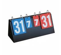 Sharplace Waterproof Scoreboard Portable Flip Scoreboard Game Counter With Big Number Cards And Firm Rings Weather Resistant PVC For Consistent Tracking