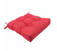 Sharplace Waterproof Seat Cushion Enhanced Padded Chair Seat Water-Resistant Polyester Soft PP Cotton Secure Ties Suitable for Office Room, Red