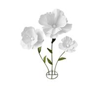 Sharplace Wedding Giant Flowers for Decoration Huge Artificial Flower Decorative Floral Swags for Birthday Parties Ceremony Party Decor, White