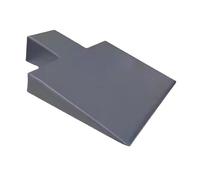 Sharplace Wedge Large Upholstered Wedge Reformer Wedge Block Exercise Workout Supportive Sponge Construction Suitable for Women, Black