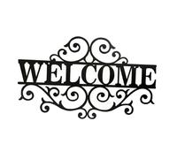 Sharplace Welcome Door Sign Wall Art Wall Mounted Vintage Rustic Front Door Hanging Sign, Welcome Tag for Porch