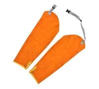 Sharplace Welding Protective Sleeves Flame Resistant Sleeves Thickened Lightweight PU Leather Sturdy Multipurpose for Metal Cutting Men