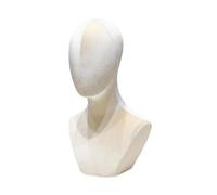 Sharplace Wig Display Stand Mannequin Head Hat Rack Versatile Wig Display Holder Hat Display Stand for Hats Necklaces Glasses Wig Home, Beige