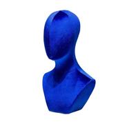 Sharplace Wig Display Stand Mannequin Head Hat Rack Versatile Wig Display Holder Hat Display Stand for Hats Necklaces Glasses Wig Home, Dark Blue
