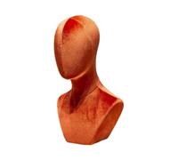Sharplace Wig Display Stand Mannequin Head Hat Rack Versatile Wig Display Holder Hat Display Stand for Hats Necklaces Glasses Wig Home, Orange