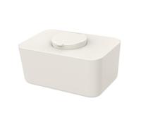 Sharplace Wipes Container Tissue Box Easy Access Simple Facial Tissues Dispenser Napkin Case for Kitchen Bedroom Dining Room Decoration, Beige