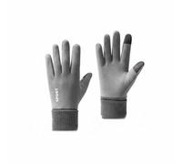 Sharplace Women Winter Gloves Thermal Windproof Biking Fleece Lined Touchscreen Driving Anti Slip Gloves suitable for jogging, Gray