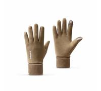 Sharplace Women Winter Gloves Thermal Windproof Biking Fleece Lined Touchscreen Driving Anti Slip Gloves suitable for jogging, Khaki