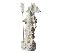Sharplace Wood Carving Historical Figures Buddha Statue Five Flags Crafts for Gifts Office Appreciate