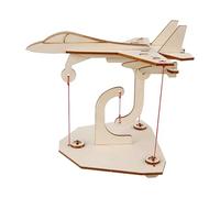 Sharplace Wooden Aircraft Model Kit Teaching Aid School Projects Elementary Kids Desk Decor Gifts Physics Model Educational