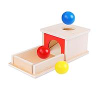 Sharplace Wooden Ball Matching Case Color Cognitive Early Education Toys Gift Sensory Toy for Nursery Holiday Travel Kindergarten Preschool
