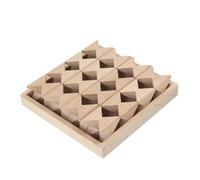 Sharplace Wooden Butterfly Block Stacker Game Crafts Sensory Toy Unfinished Stacking Toy for Kids Preschoolers Gift Boys Girls Ages 3-6, 16 Blocks