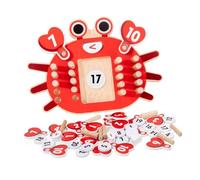 Sharplace Wooden Calculator Developmental Toys Cognitive Skill Development Children’S Elementary Math for 3-8 Years Old Girls Boys