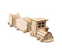Sharplace Wooden DIY Train Model Kit Science Toy Children Toys Kids DIY Wooden Science Experiment Kit Preschool Learning Activities