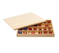 Sharplace Wooden Movable Alphabet Screen Wooden Letter Set with Storage Box Colorful Matching Game for Early Literacy Skill-Building Home Education Corners