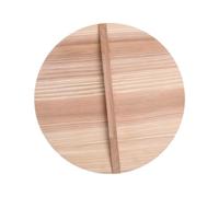 Sharplace Wooden Pan Lid Cookware Lid Skillet Lid Round Kitchen Accessory Lightweight, Wooden Drop Lid Kitchen Cooking Lid, 20cm