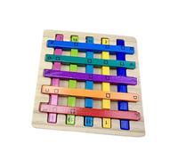 Sharplace Wooden Raibow Puzzle Wood Puzzle Box Develop Thinking Skills Builder Relaxing Challenging for Creative Gift Kids Gifts Teens