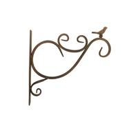Sharplace Wrought-wall Hanging Bracket Vintage Decorative Wall Bracket with Bird Ornament Indoor Outdoor Plant Hanger Hook for Balcony, Garden, Patio , Color