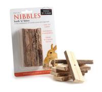 Small 'N' Furry Nibble Bark 'n' Bites for Small Animals - Large - Pack of 6