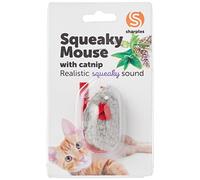 Sharples Mouse 'n' Squeak, Grey and Red
